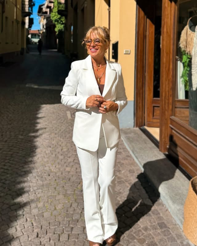 Tailleur bianco classico