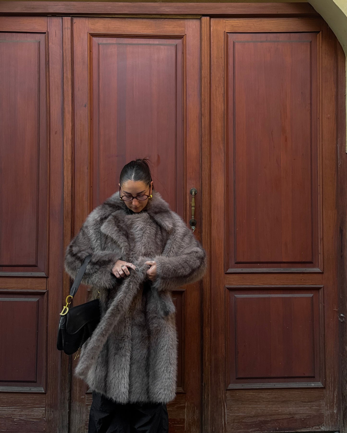 Fur Jackets taupe
