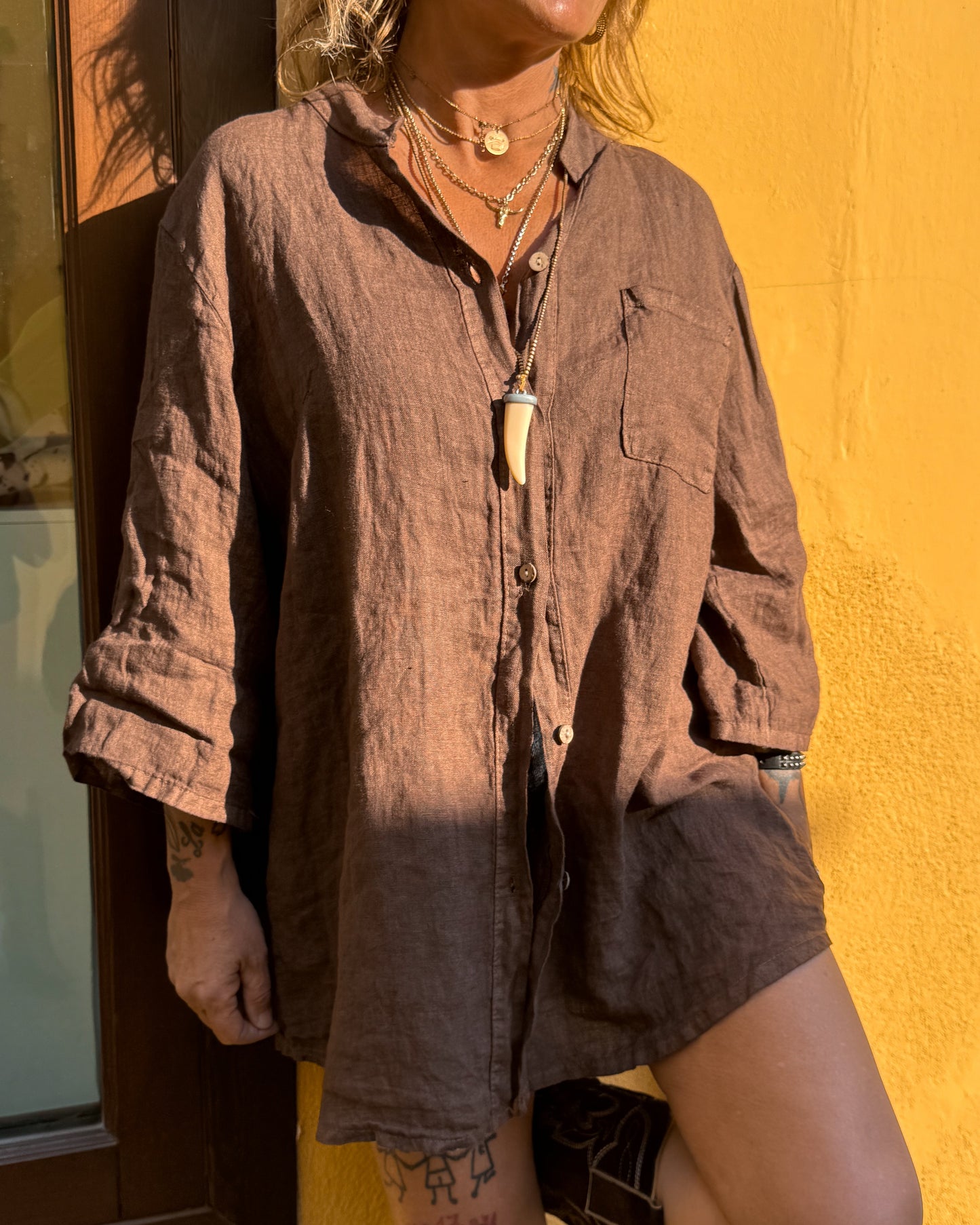 Camicione rustico over