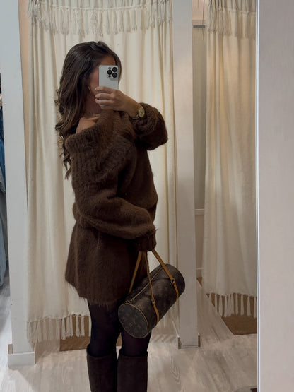 Maxi dress collo shiffer