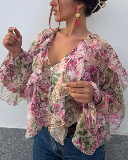 Camicia Pasión Floral