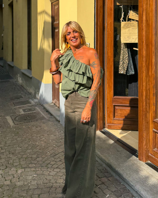 Blusa monospalla VEJER