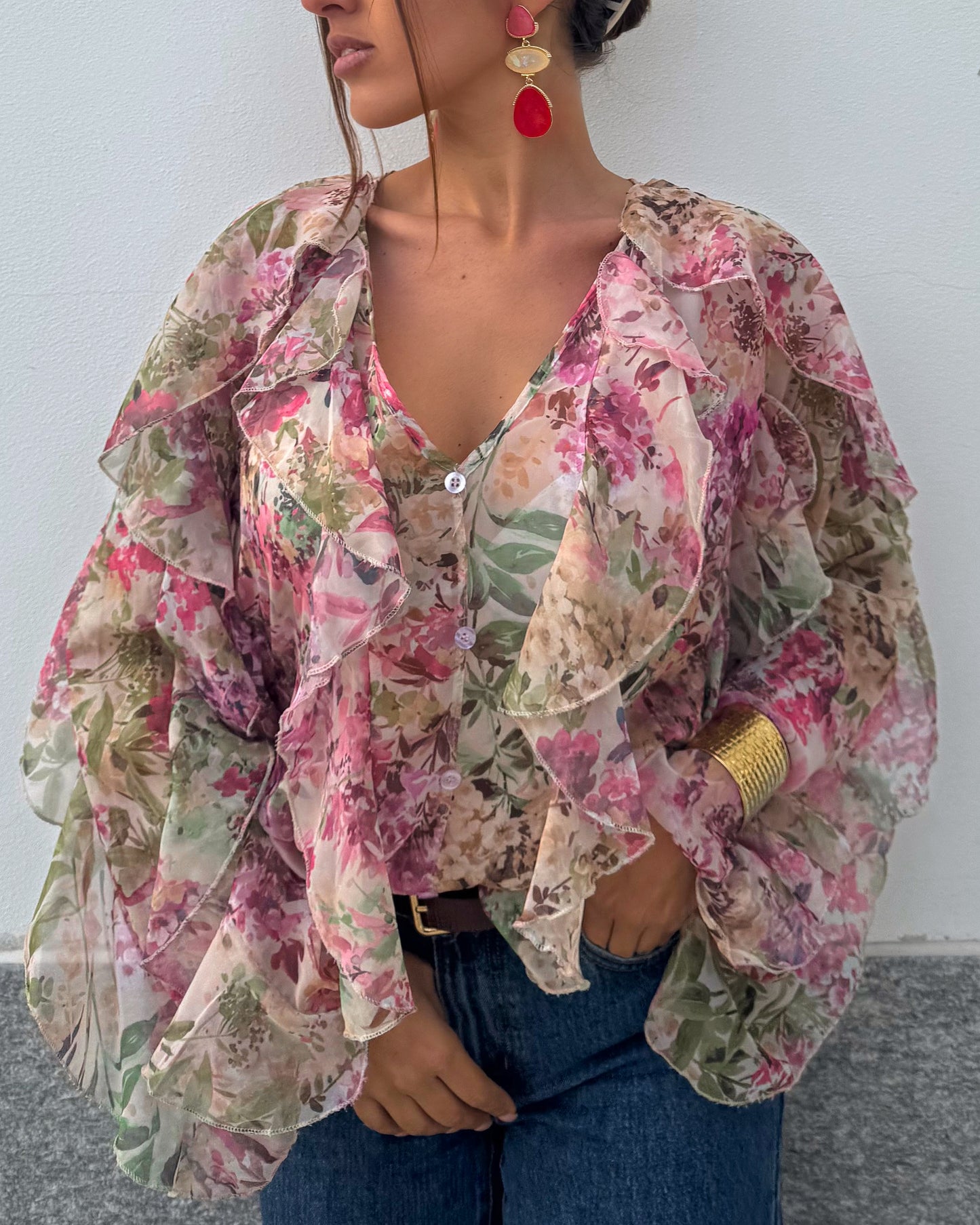 Camicia Pasión Floral