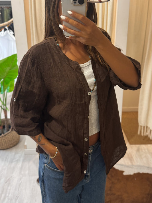 Camicia puro lino