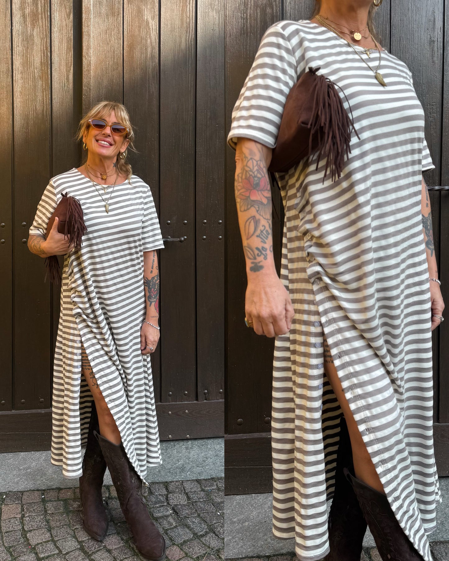 Maxi dress Rayada