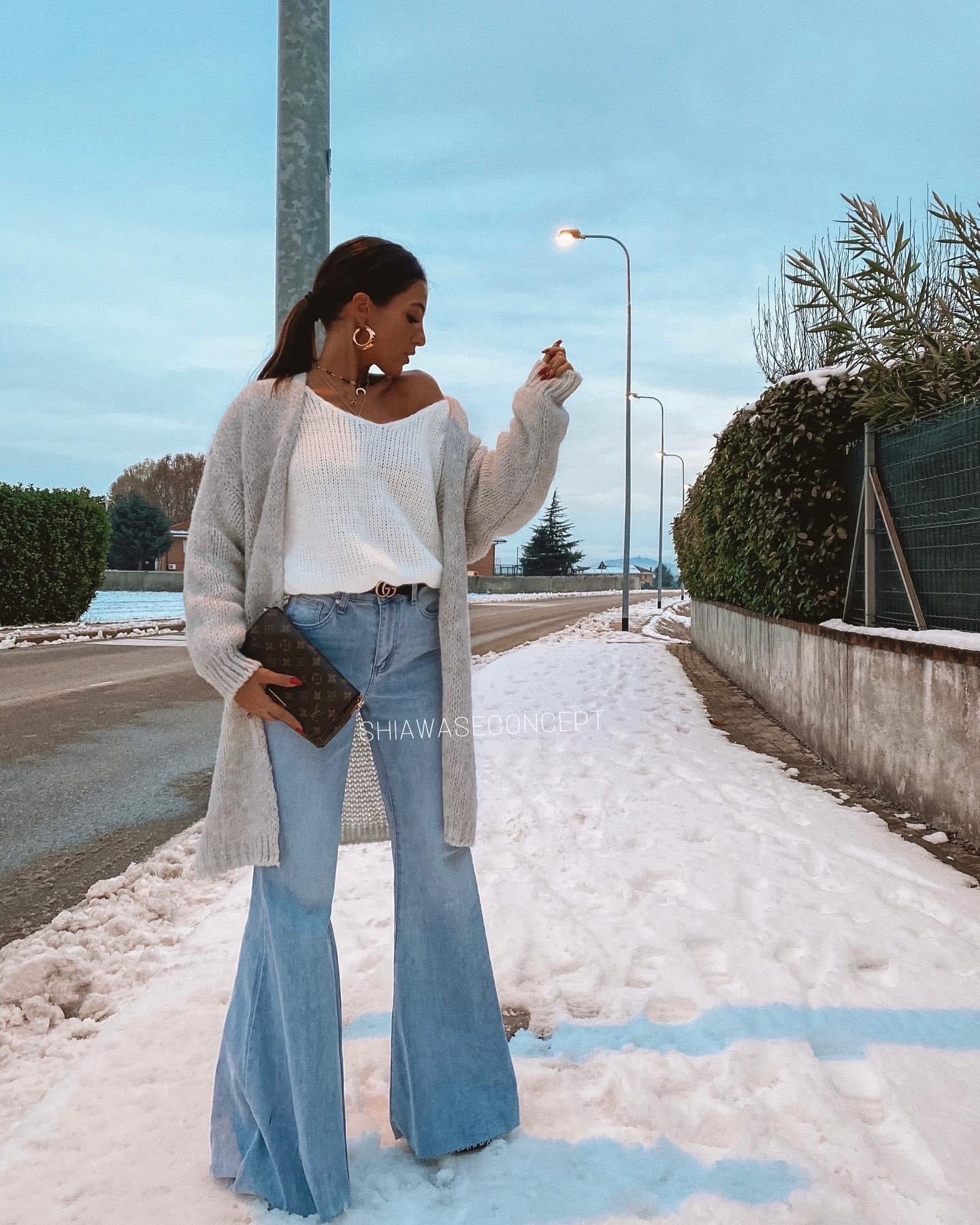 Cardigan loose fit