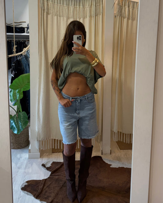 Bermuda in denim