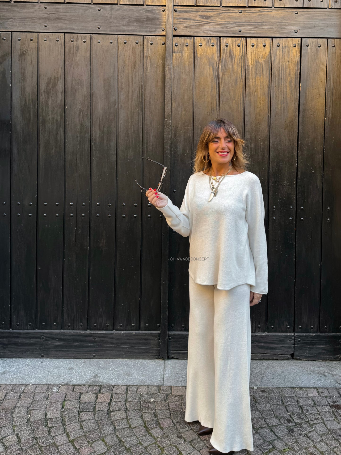 Coordinato in maglia