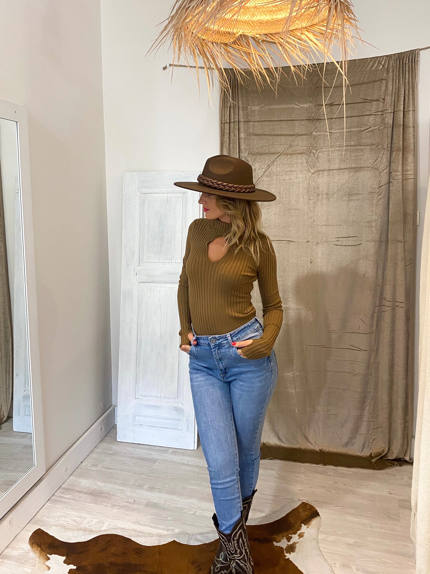Jeans skinny denim chiaro