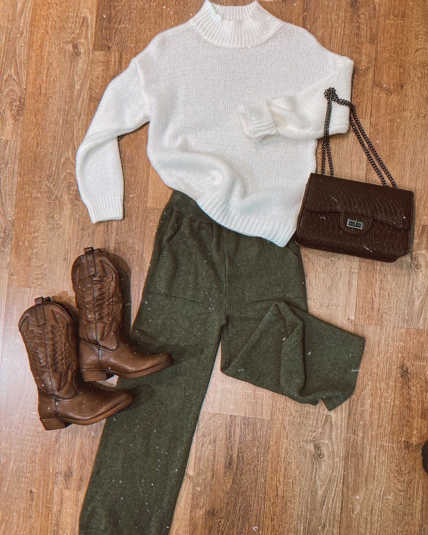 Pantalone in maglia con tasche