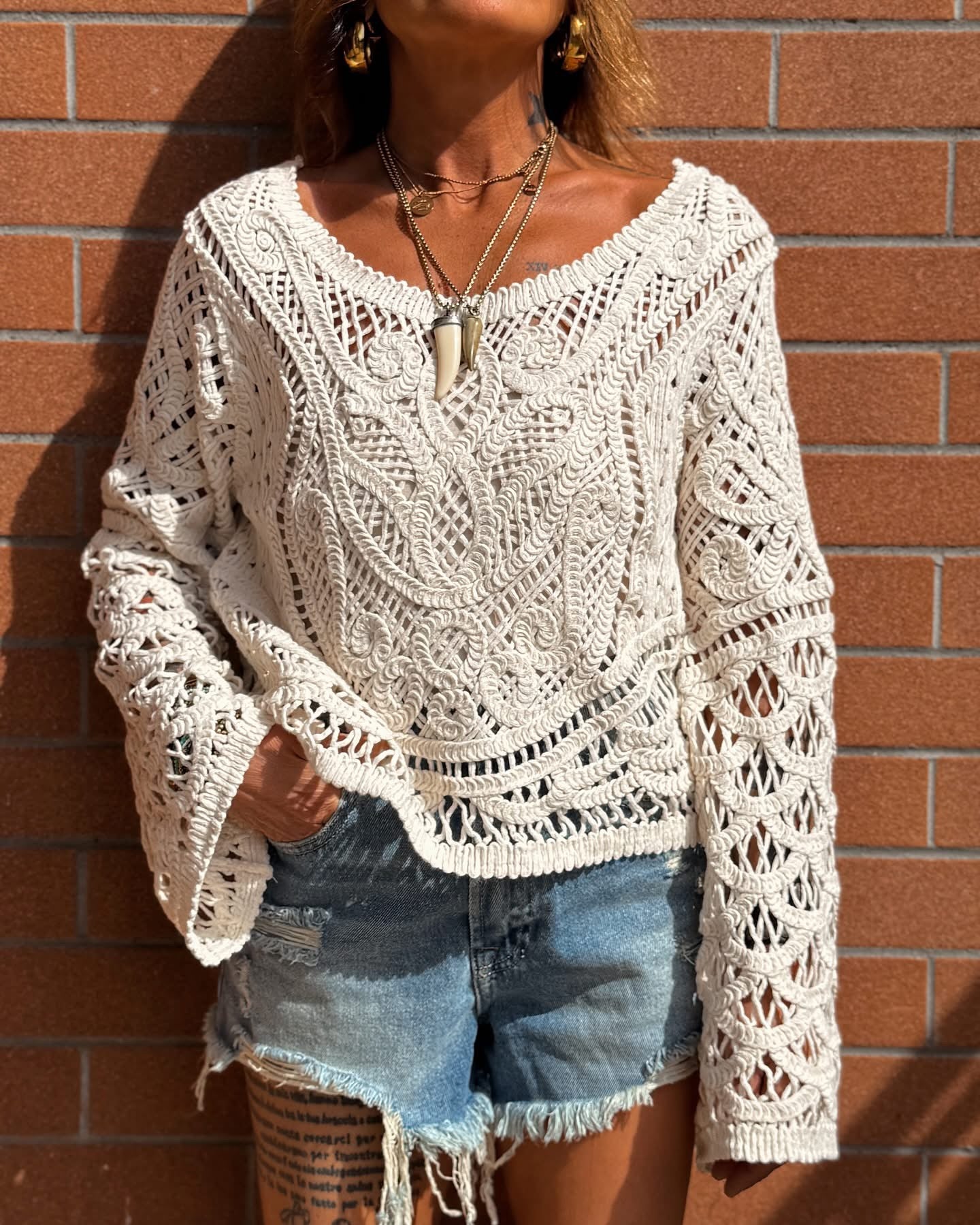 Maglia crochet