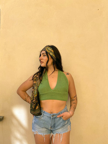 Top crop crochet