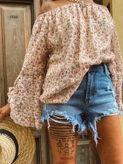 Shorts di jeans strappi
