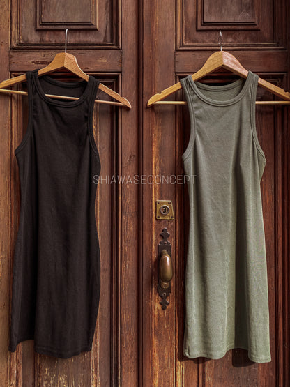 Vestito Midi a costine