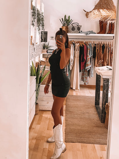Vestito Midi a costine